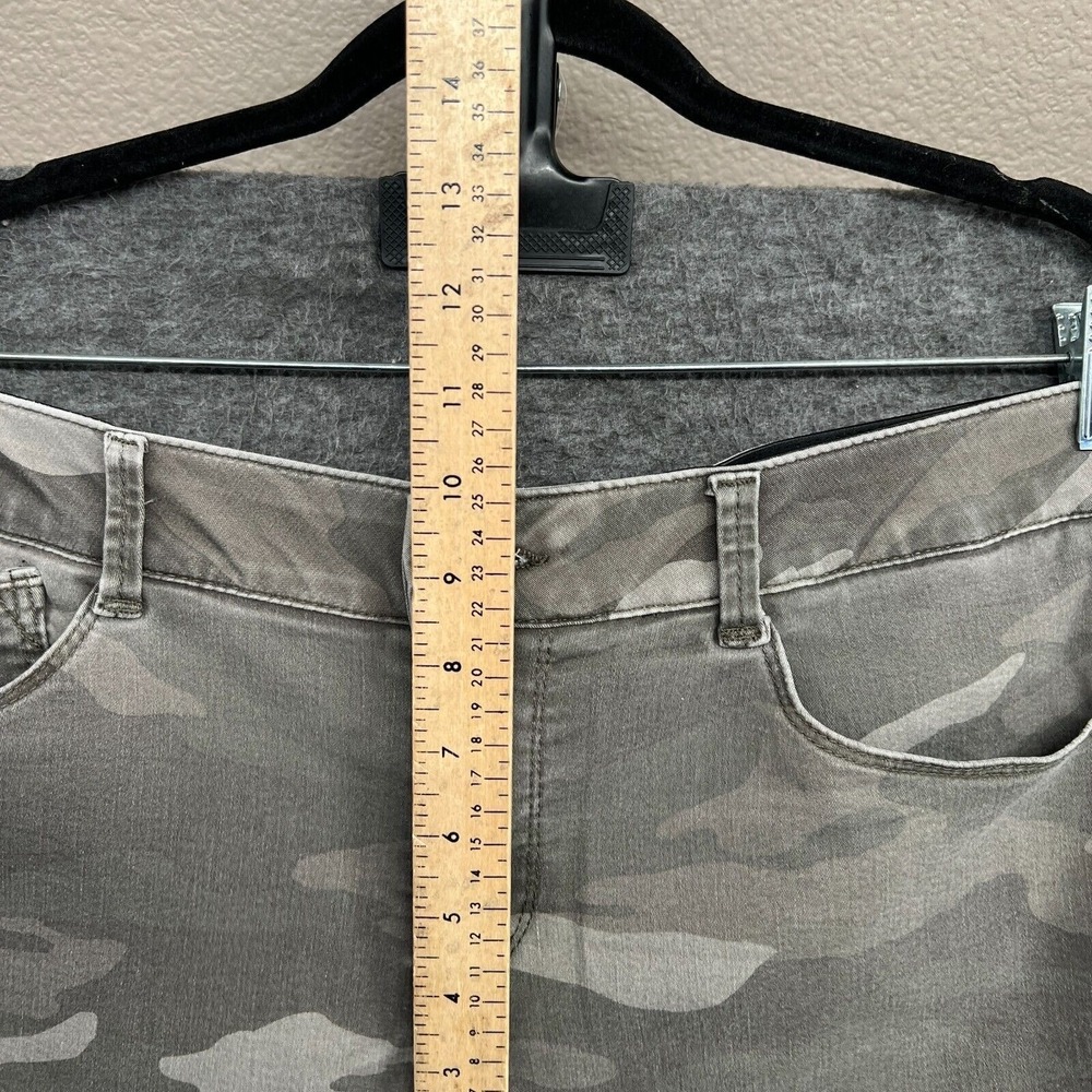 Wit & Wisdom Pants Womens 14 Brown Camo Ab-Solution Ankle Skimmer Utility Chic - Picture 3 of 12